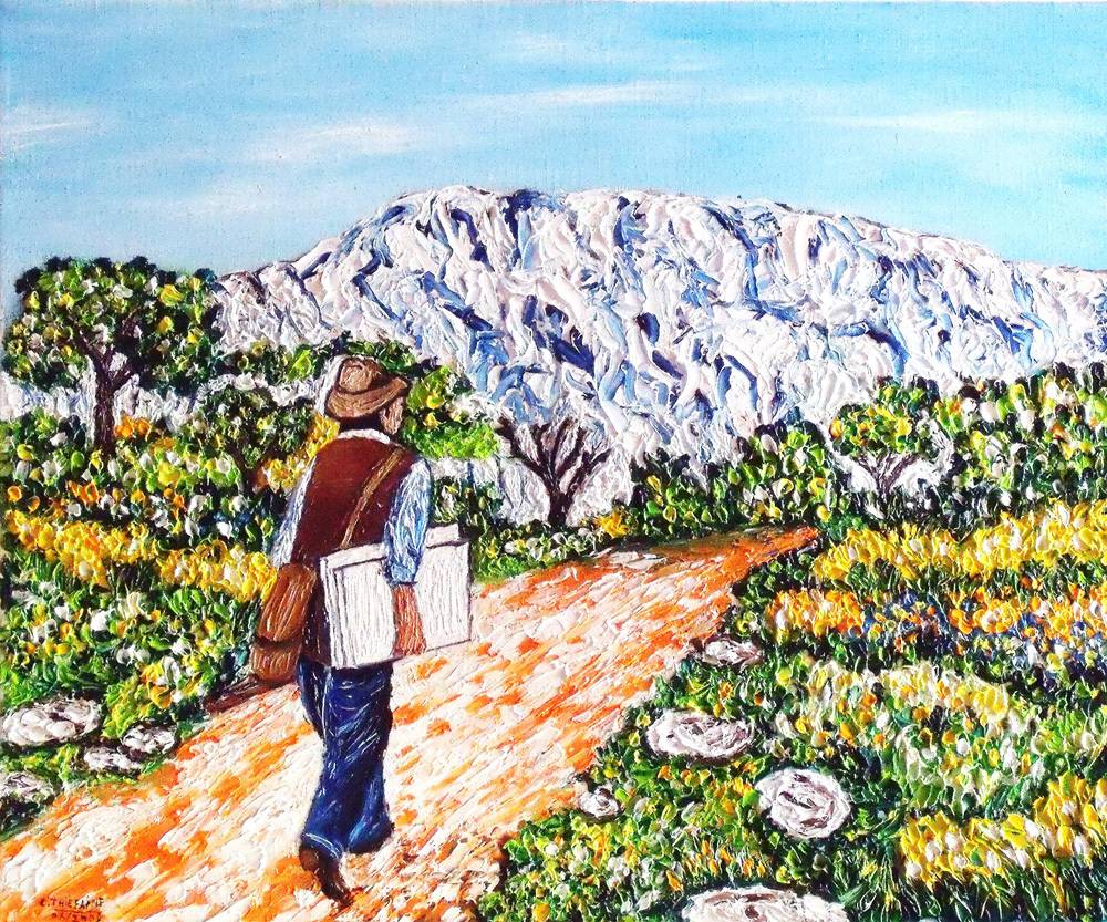 At work. Christian Thiefaine Christian Thiefaine