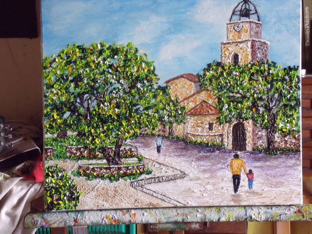 Village square. Christian Thiefaine Christian Thiefaine