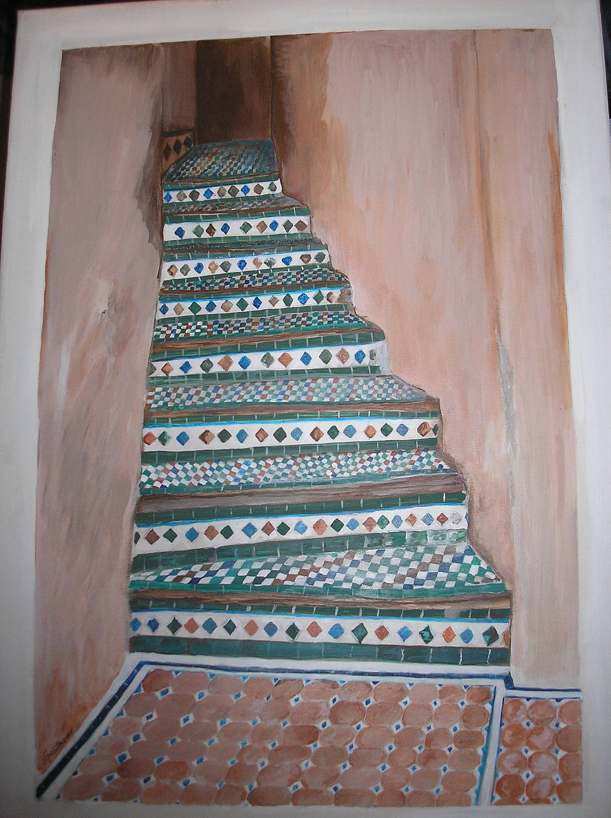 Stairs Zellige. 