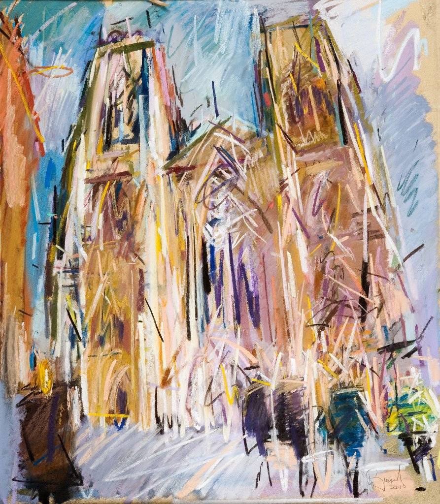 Nina Greenwood (was David at the time).  David Greenwood-Artist.