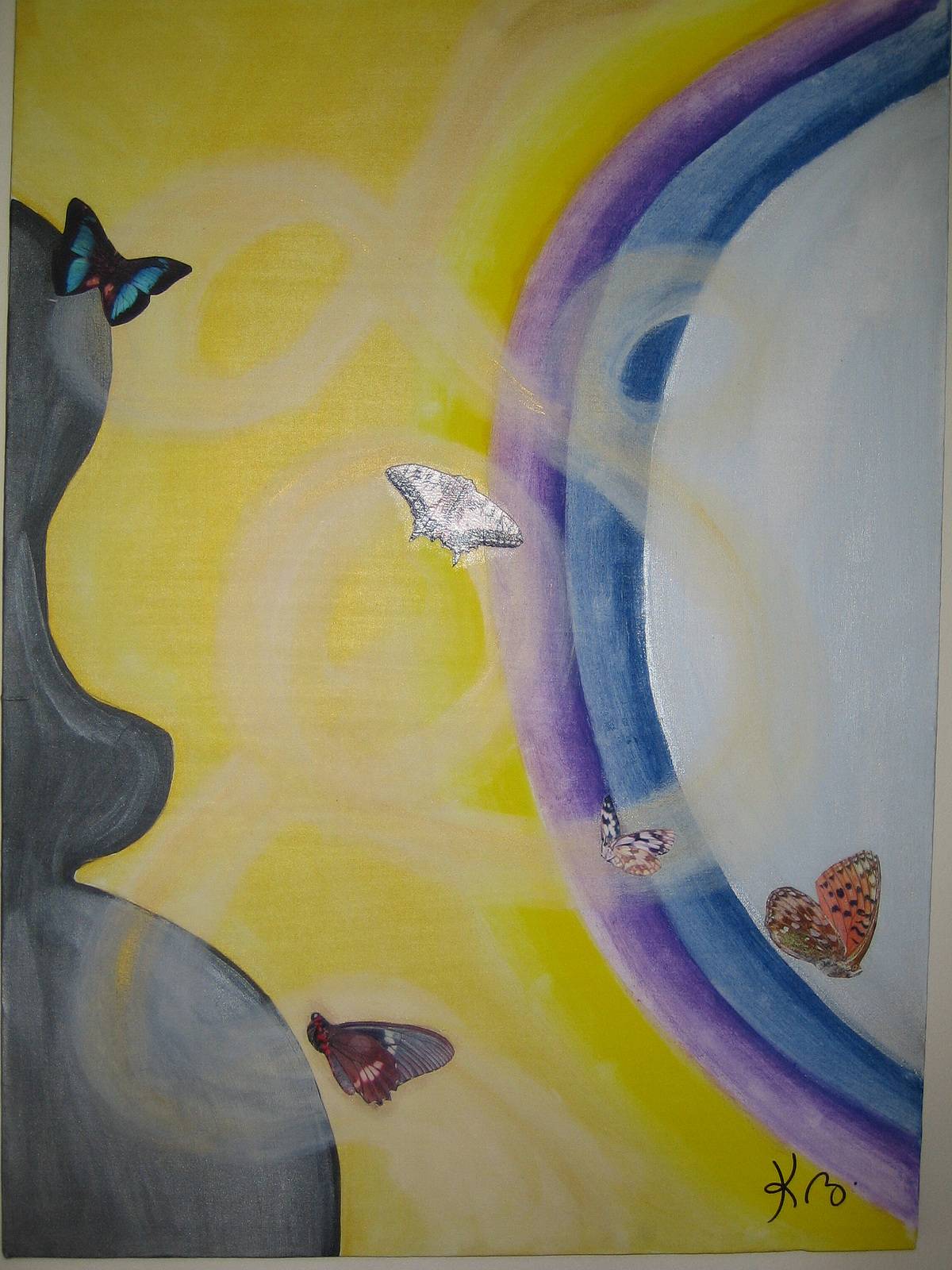 Comme un battement d'ailes de papillons. 