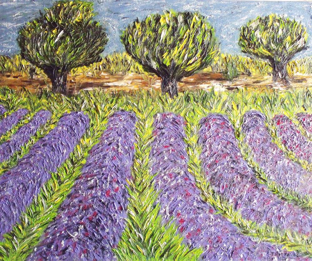 Lavender fields. Christian Thiefaine Christian Thiefaine