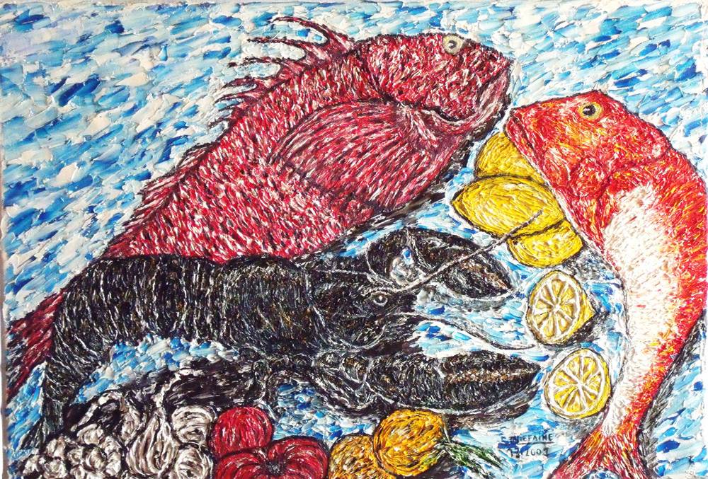 Fisherman's basket. Christian Thiefaine Christian Thiefaine