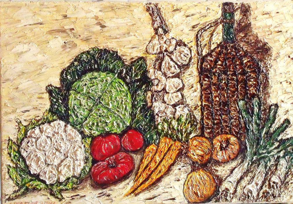 The basket of maraicher. Christian Thiefaine Christian Thiefaine