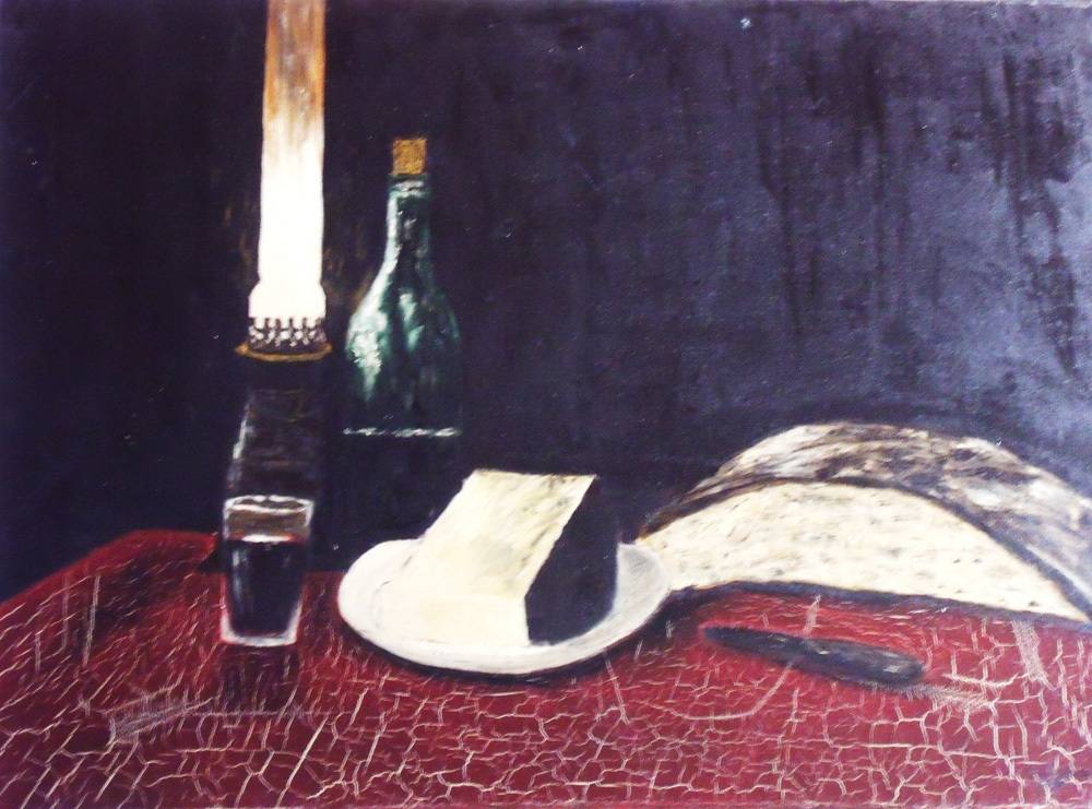 Still Life with Lamp. Christian Thiefaine Christian Thiefaine