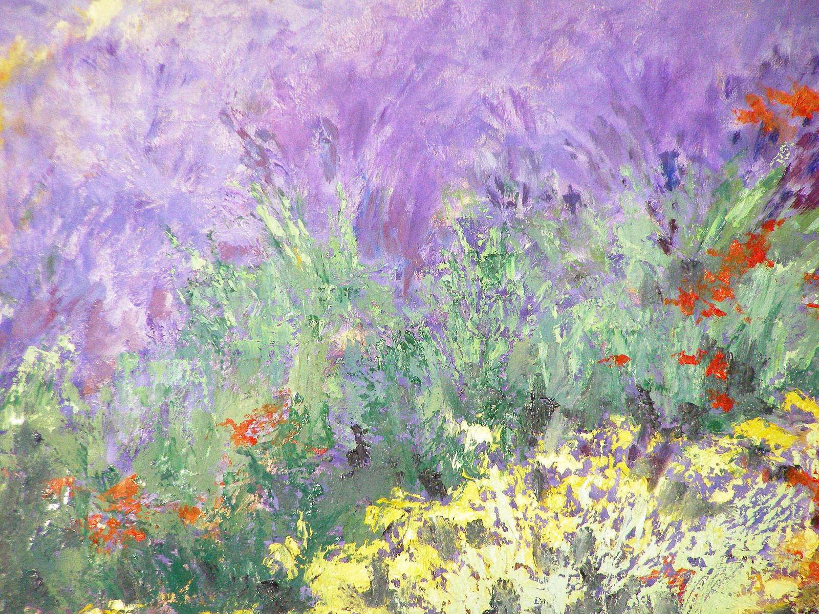 Lavender in the Luberon (detail). 