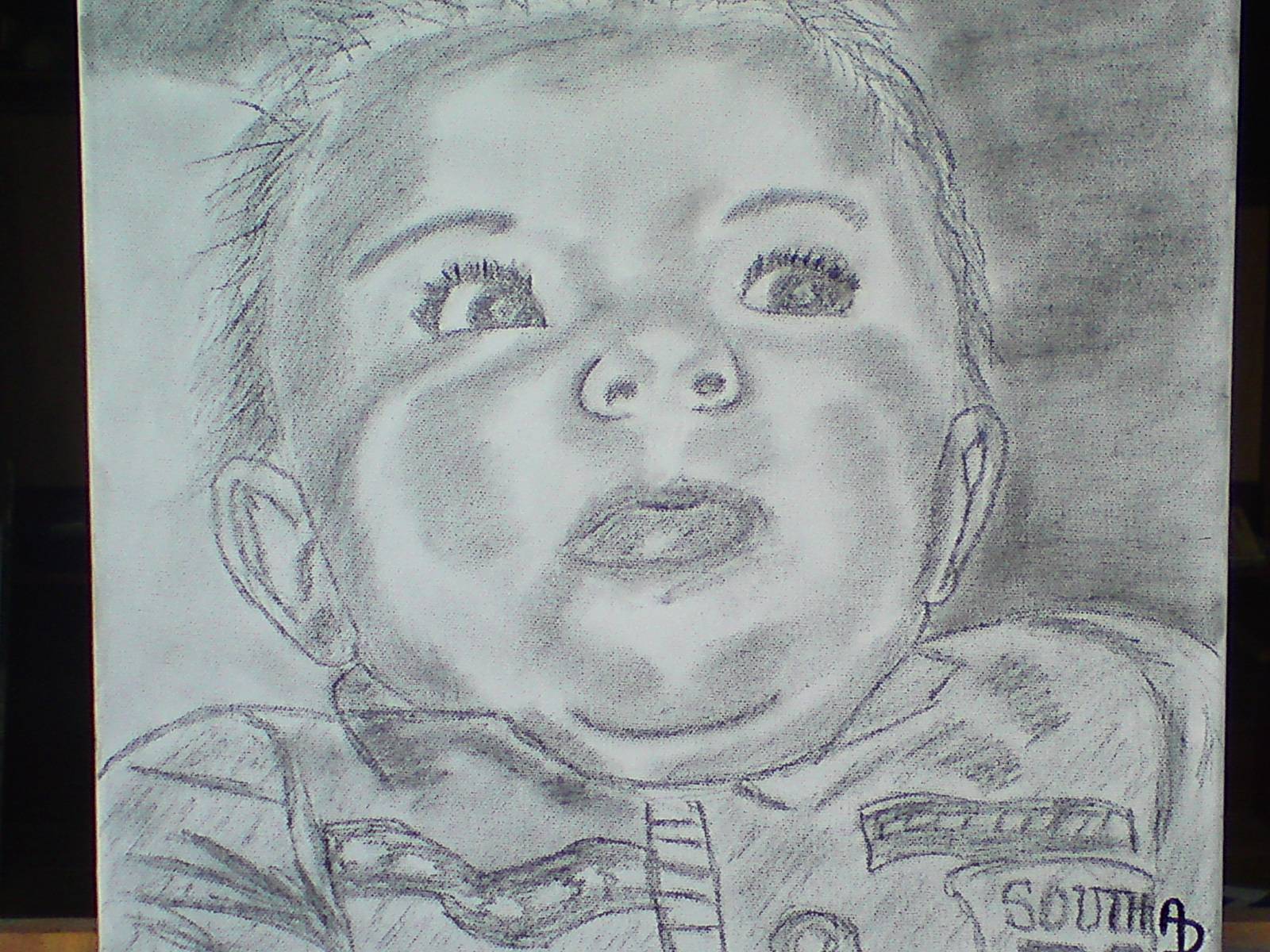 Mon petit neveu Rafaël. 