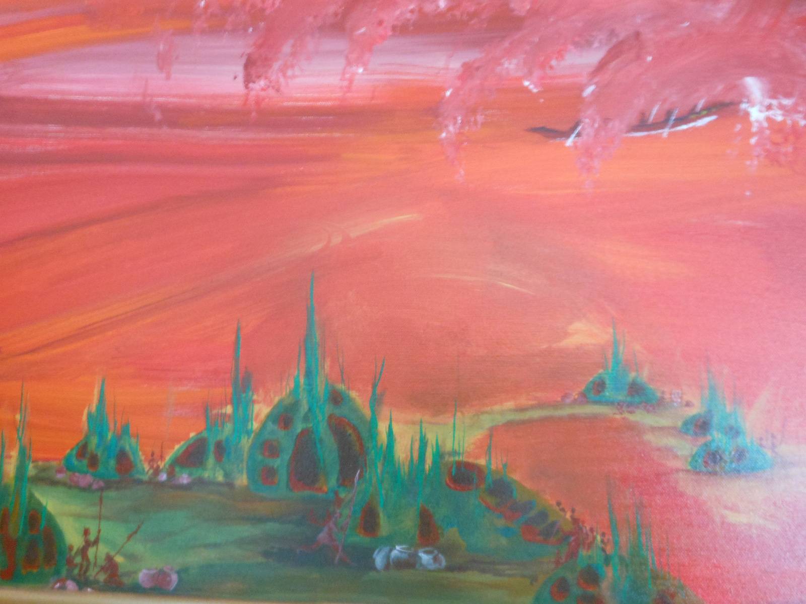 Détail de» Course de pirogues. 