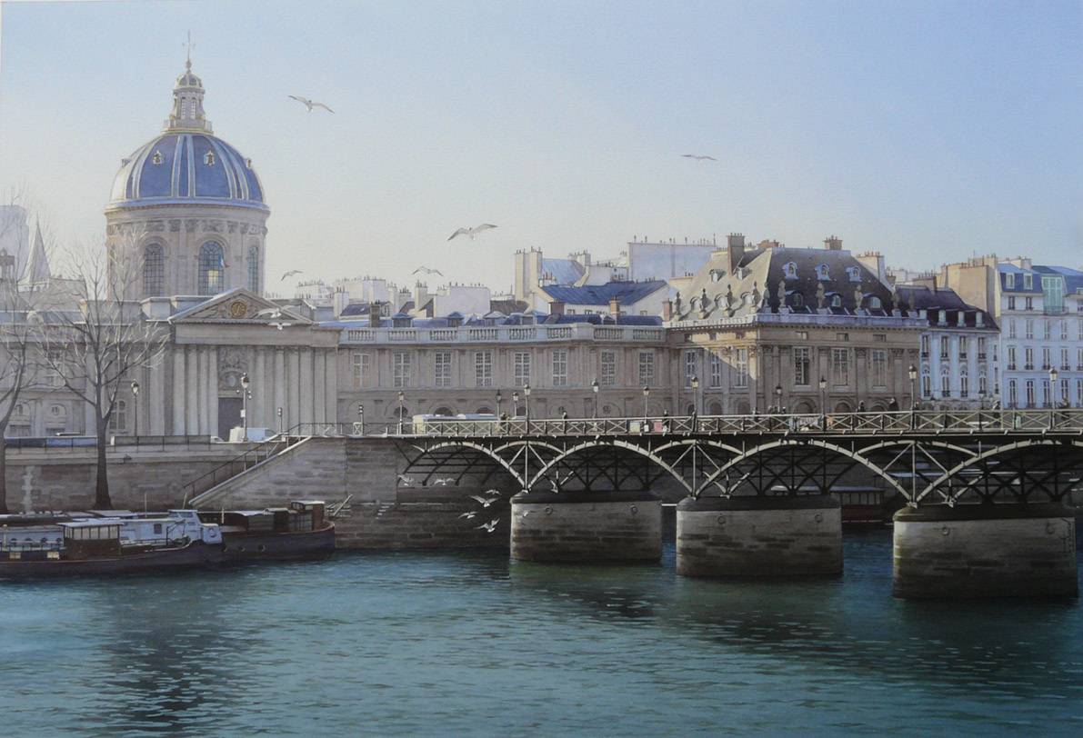 L'Académie française et la Passerelle des Arts. Thierry Duval Thierry Duval