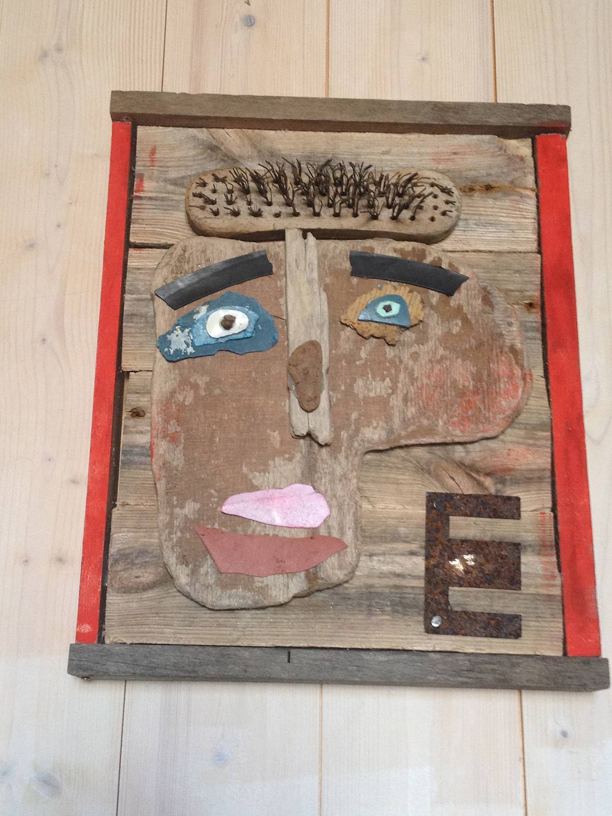 Tetes de bois materiaux divers recup. Buera Buera Martine