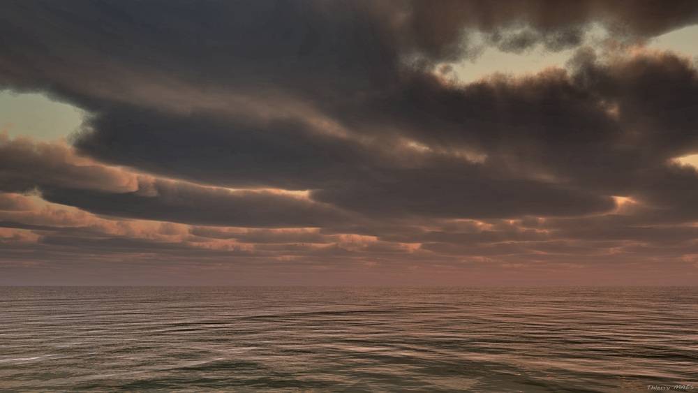 Ciels - Soleil couchant II (octobre 2012). 
