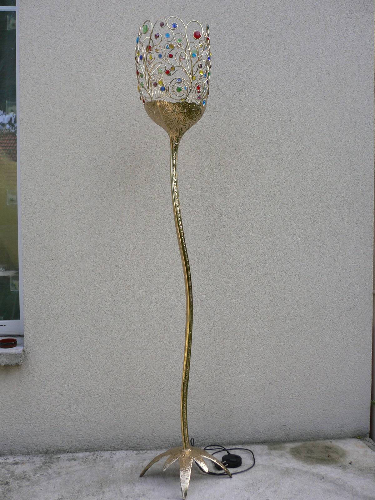 Lampadaire Galéjade : multicolore. Philippe Lambert Philippe Lambert