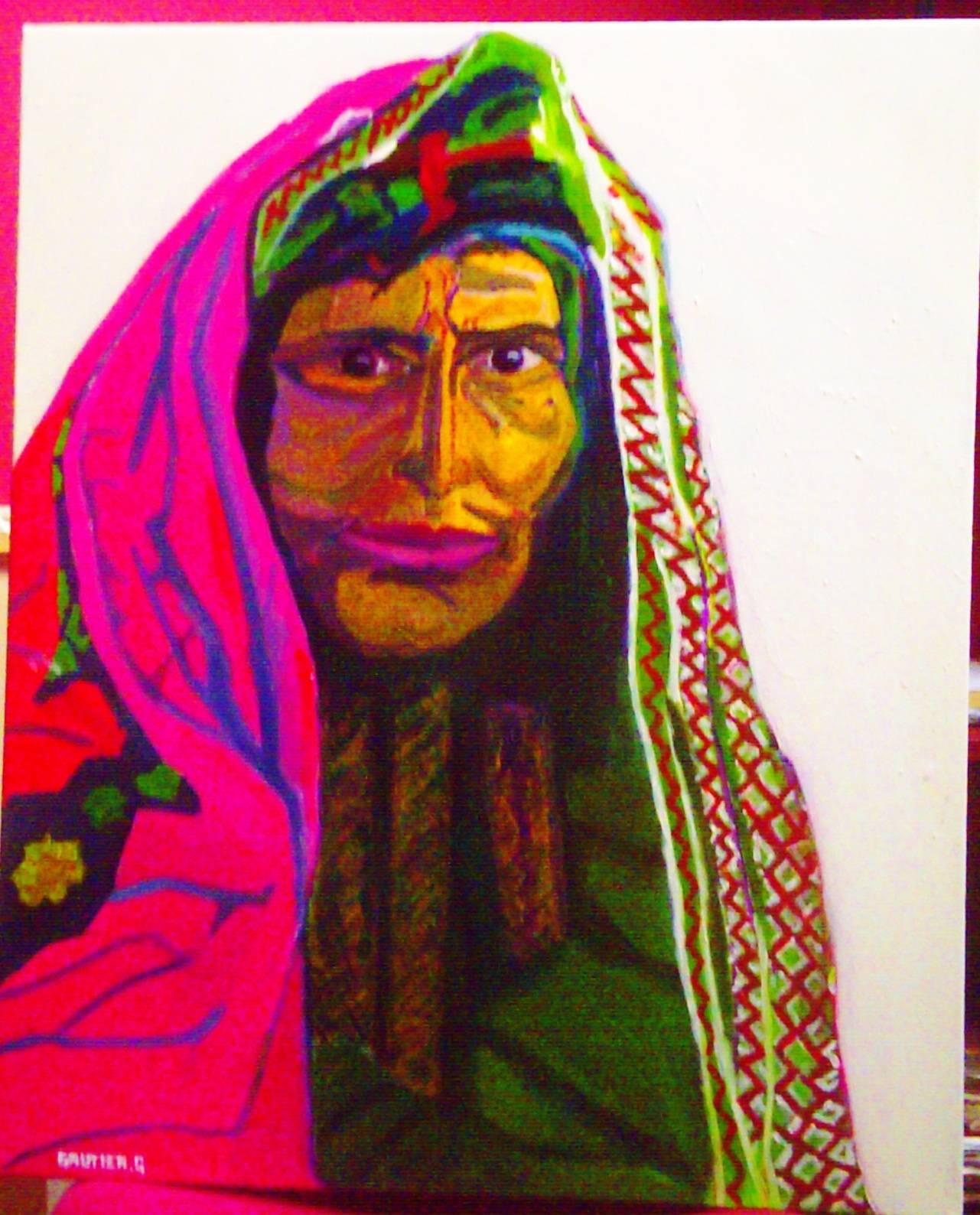 Afghane dévoilée. 