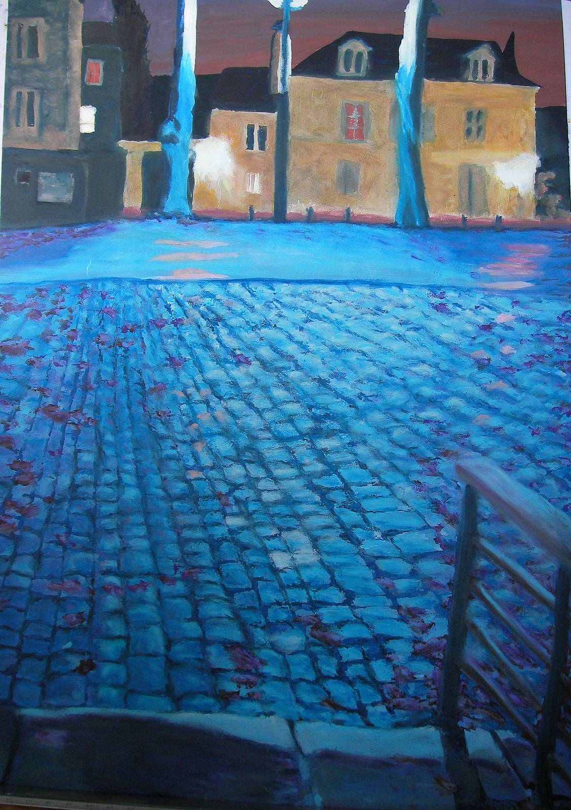 Quai d'Orléans le soir. Marie-Aude Balthéir Marie-Aude Balthéir