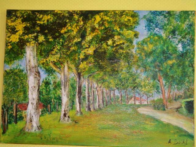 La grande allée de Salies. Anne Boitel