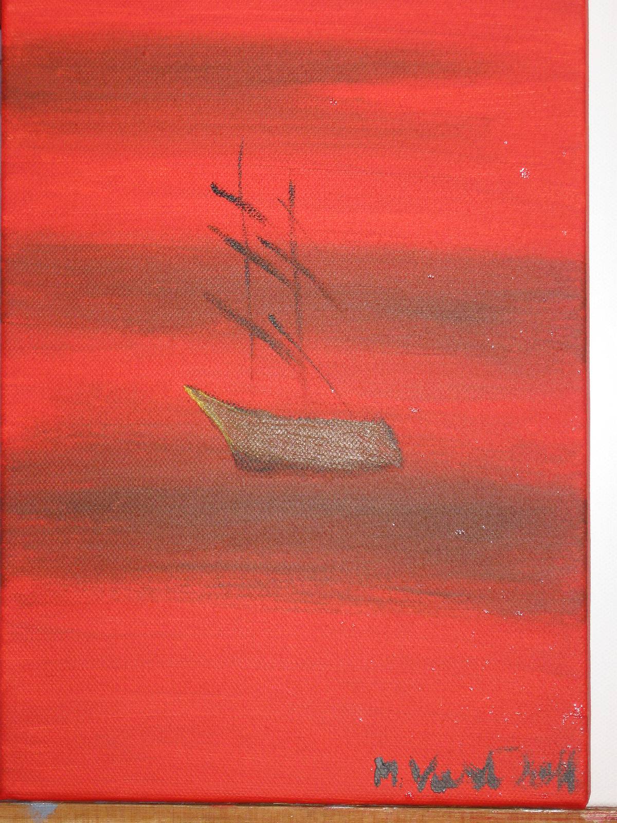 Bateau dans la brume 1. 
