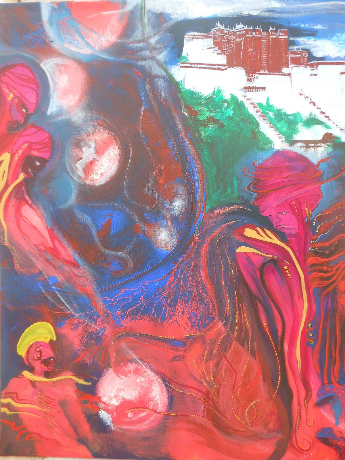 Avalokitesvara (Hommage au DalaÏ-Lama). 