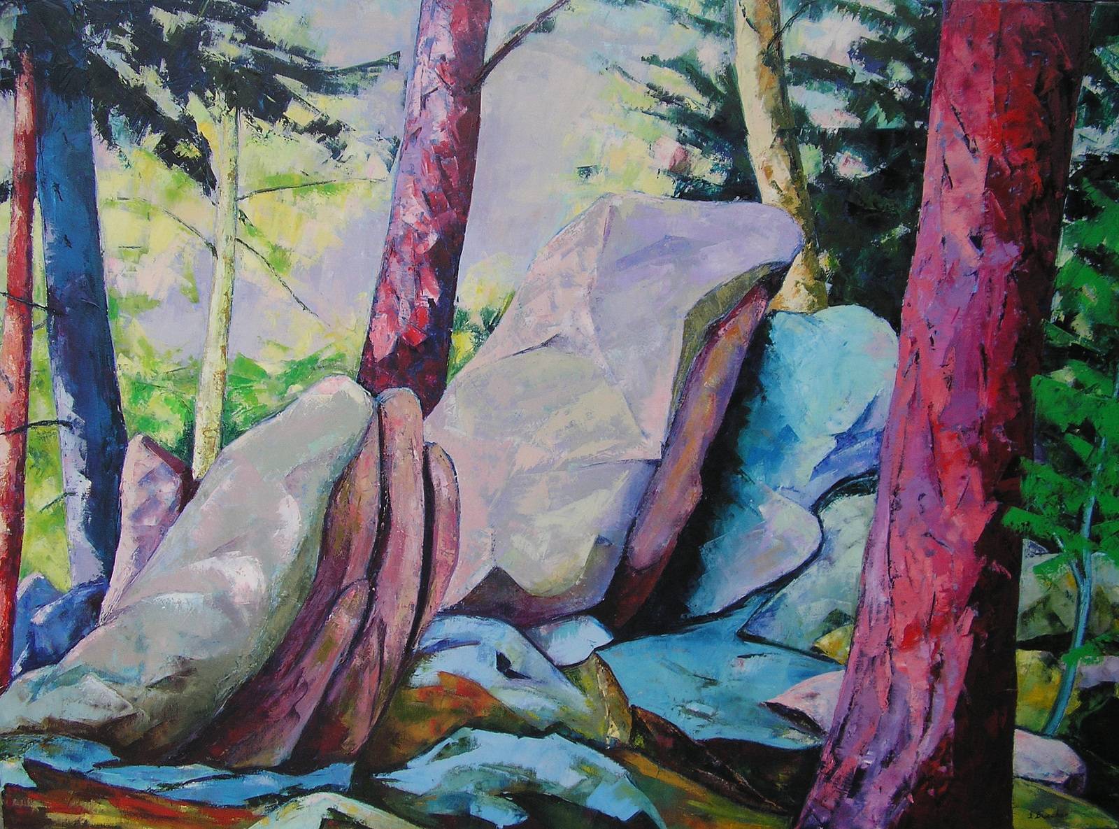 Grand sous bois. Guy Buecher