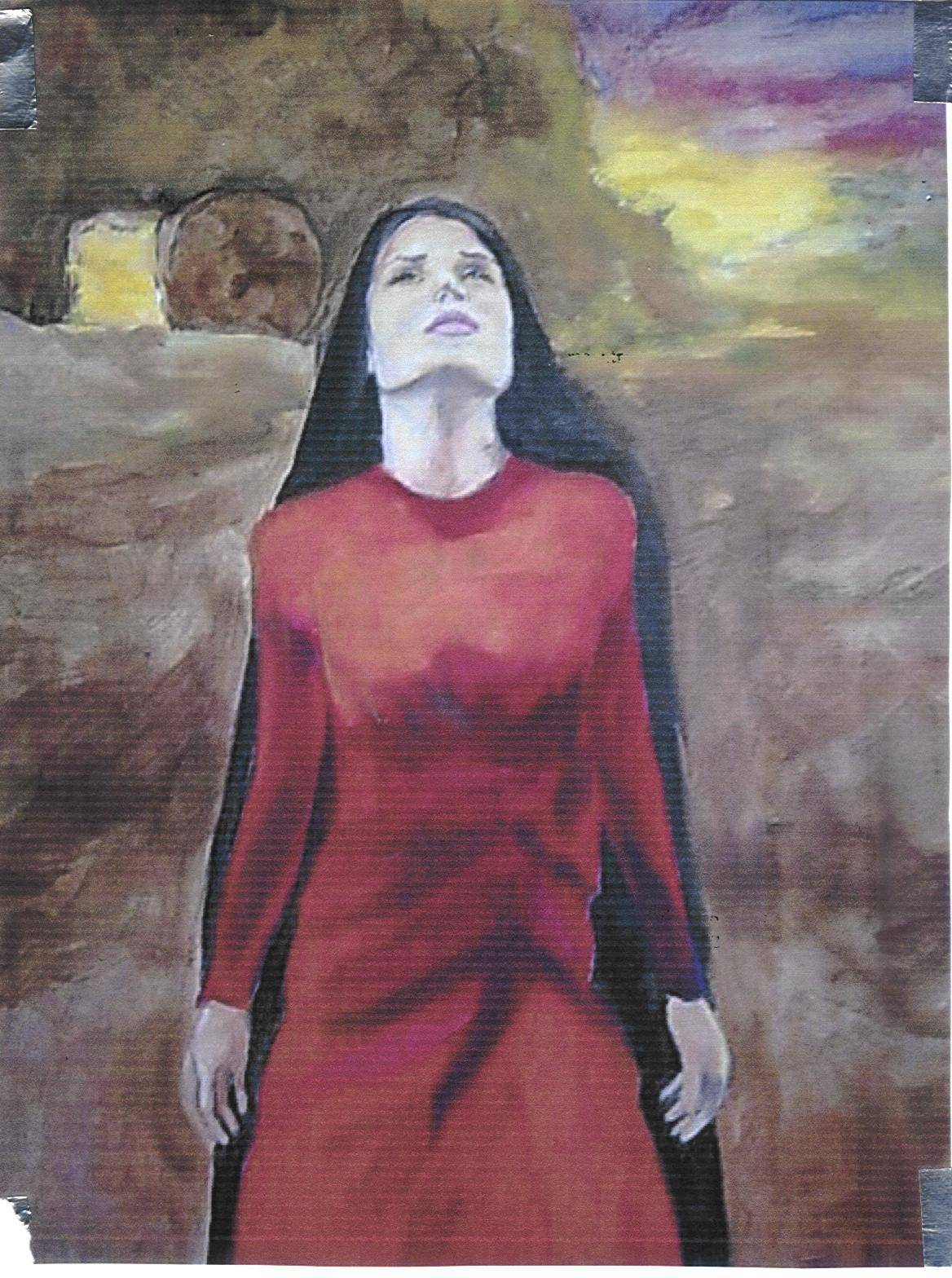 Ebauche résurection le premier de marie madeleine. 