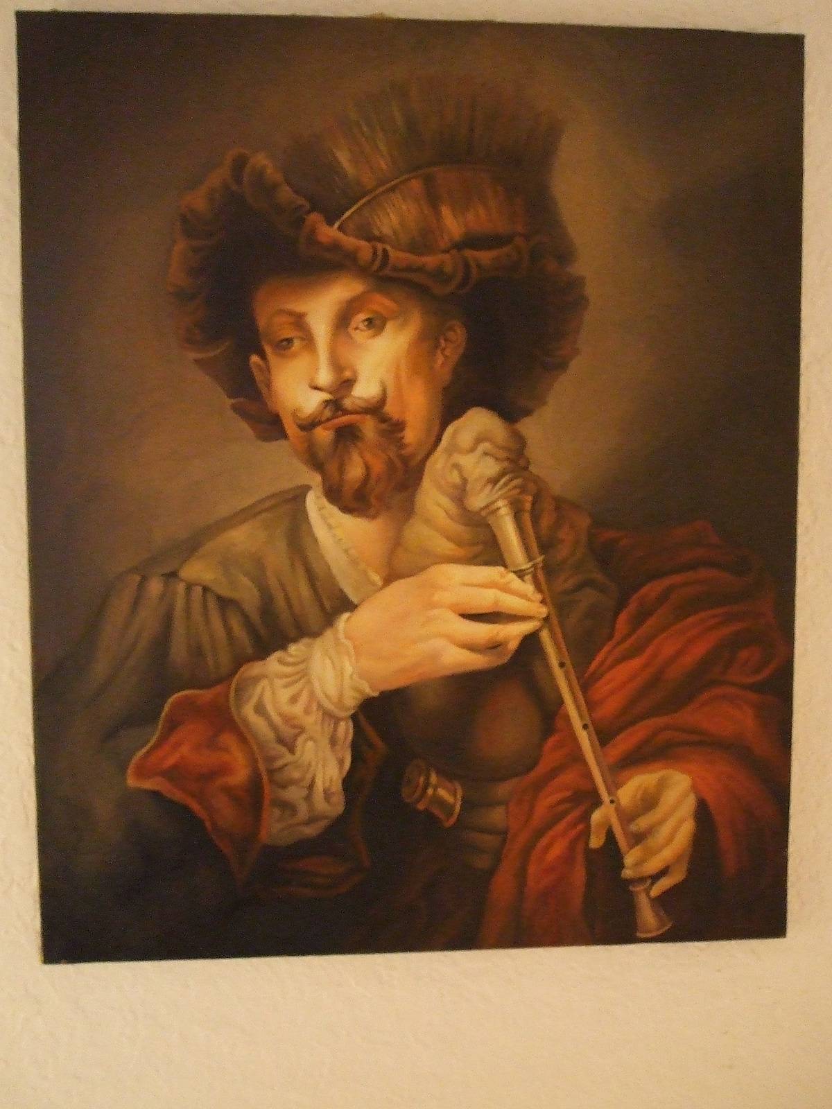 Musicien a la cornemuse. 