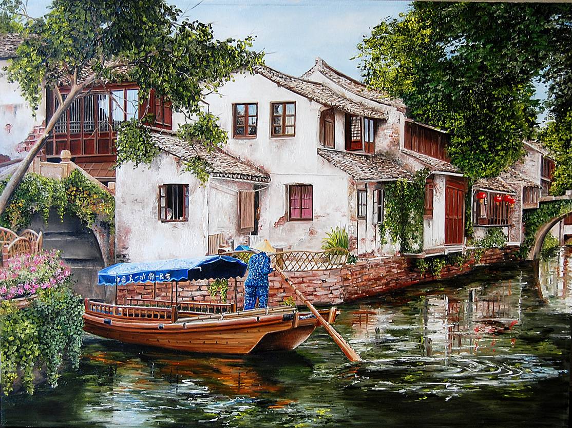 Zhouzhuang - Chine. Houmeau Houmeau