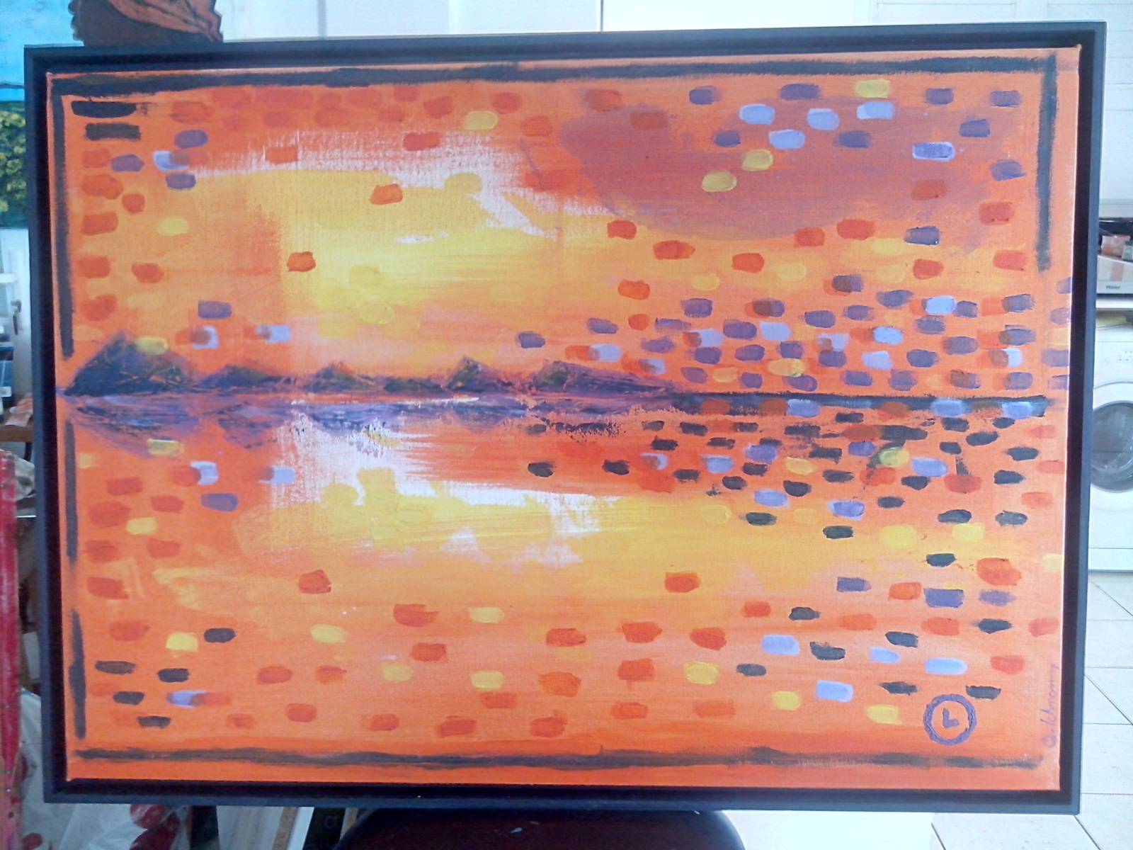 Impression coucher soleil. 