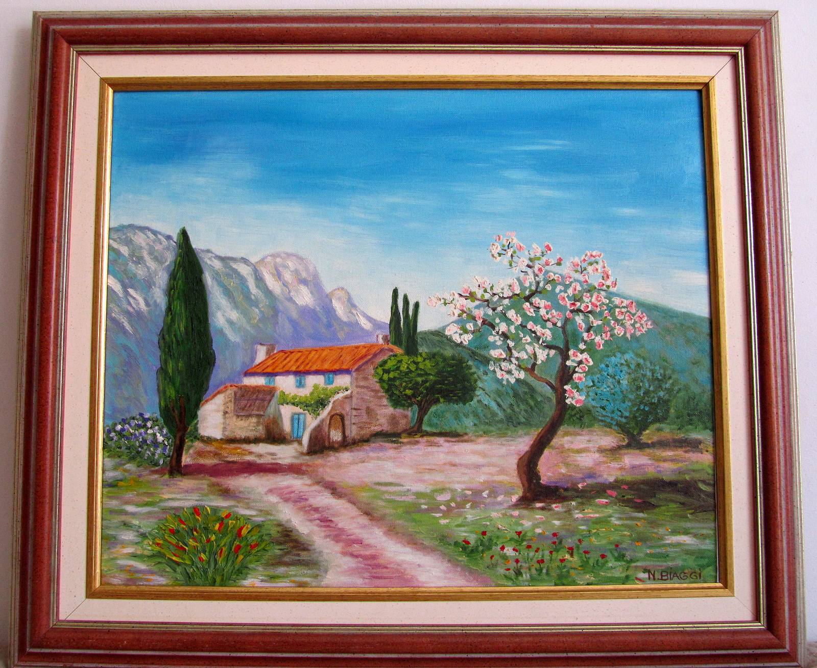Paysage de provence. 