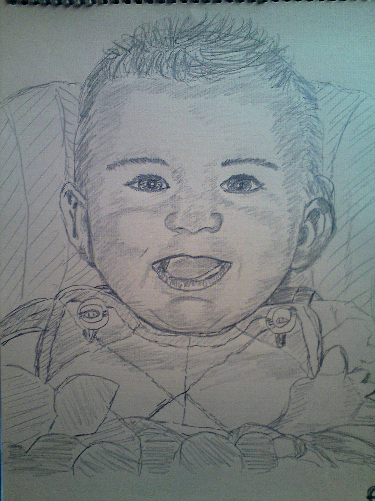 Mon petit neveu Enzo. 