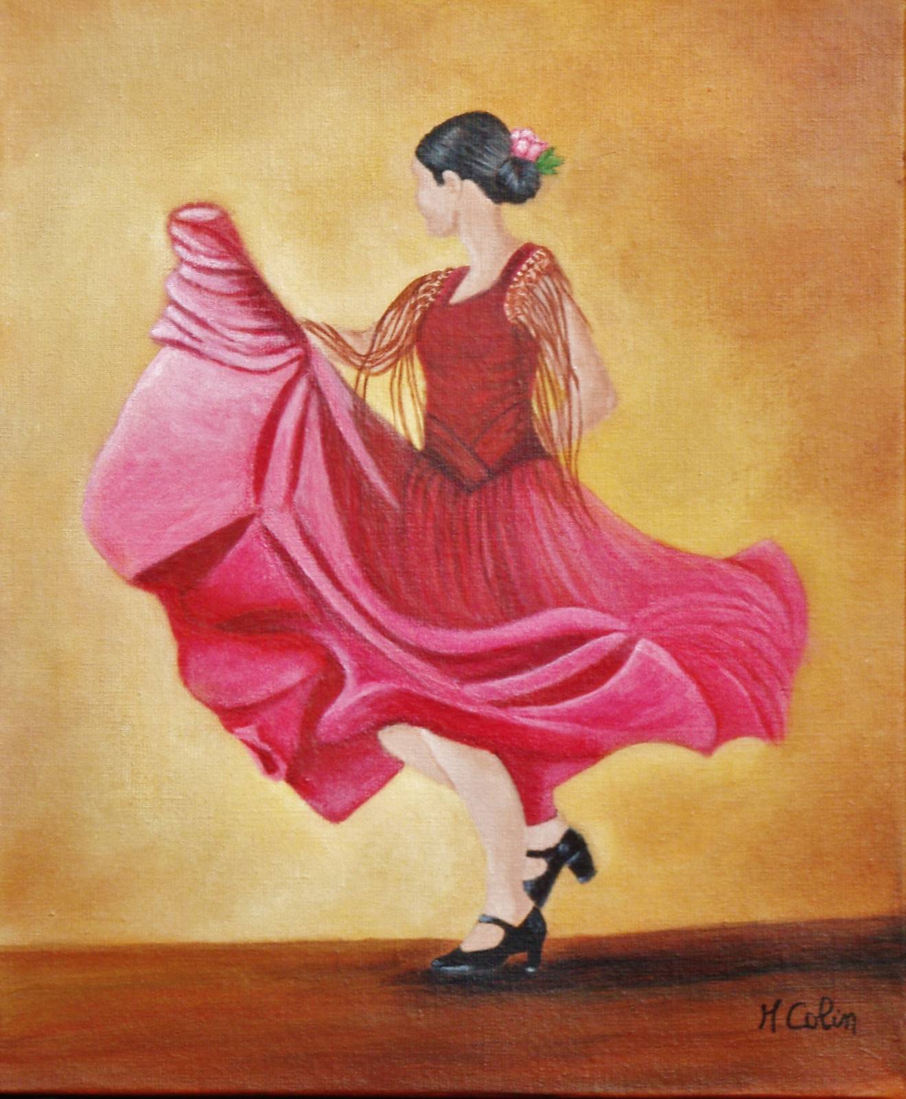 La danseuse de Flamenco. Marie Colin