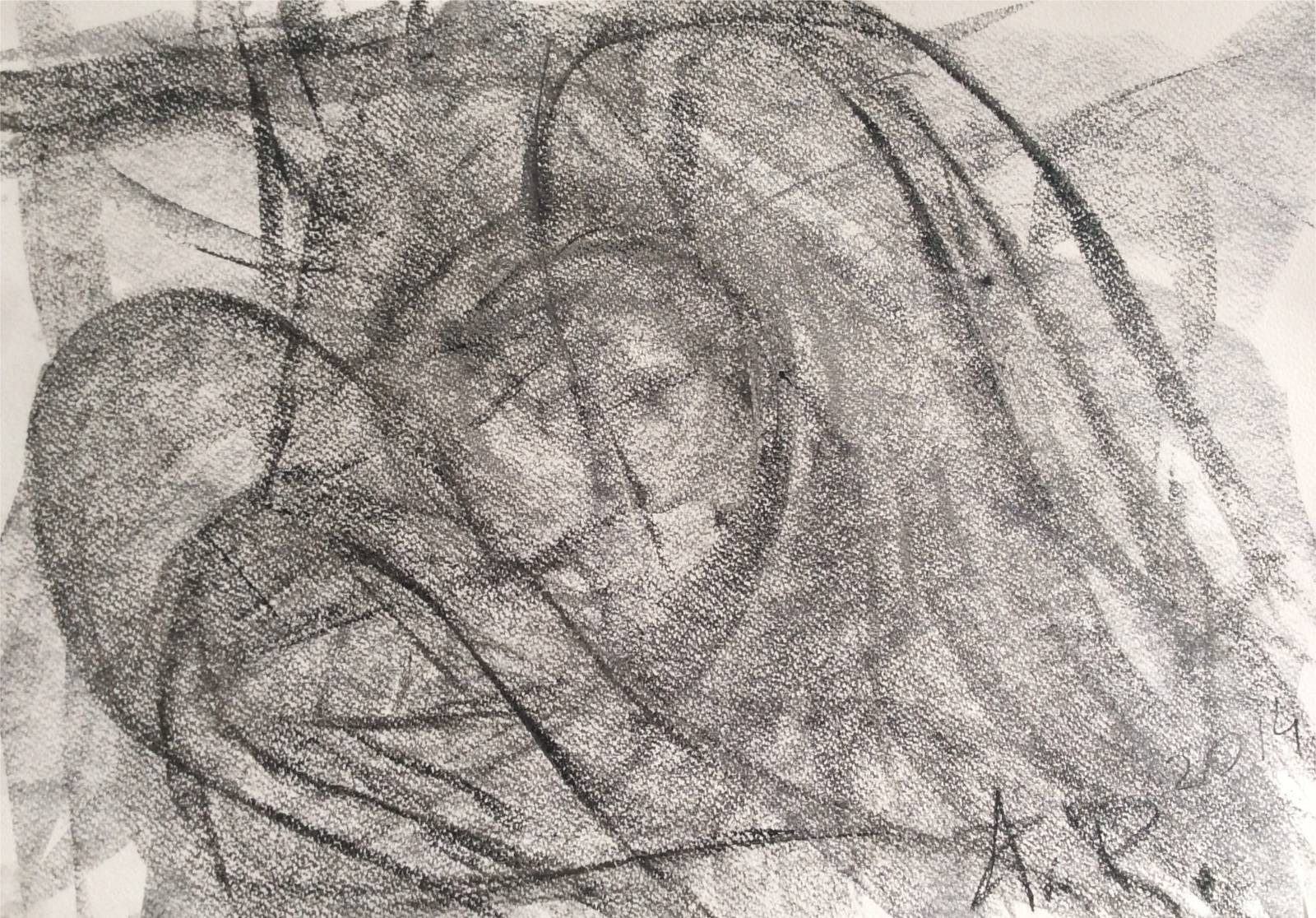 To Serve the Lord - mystical abstract drawing. 