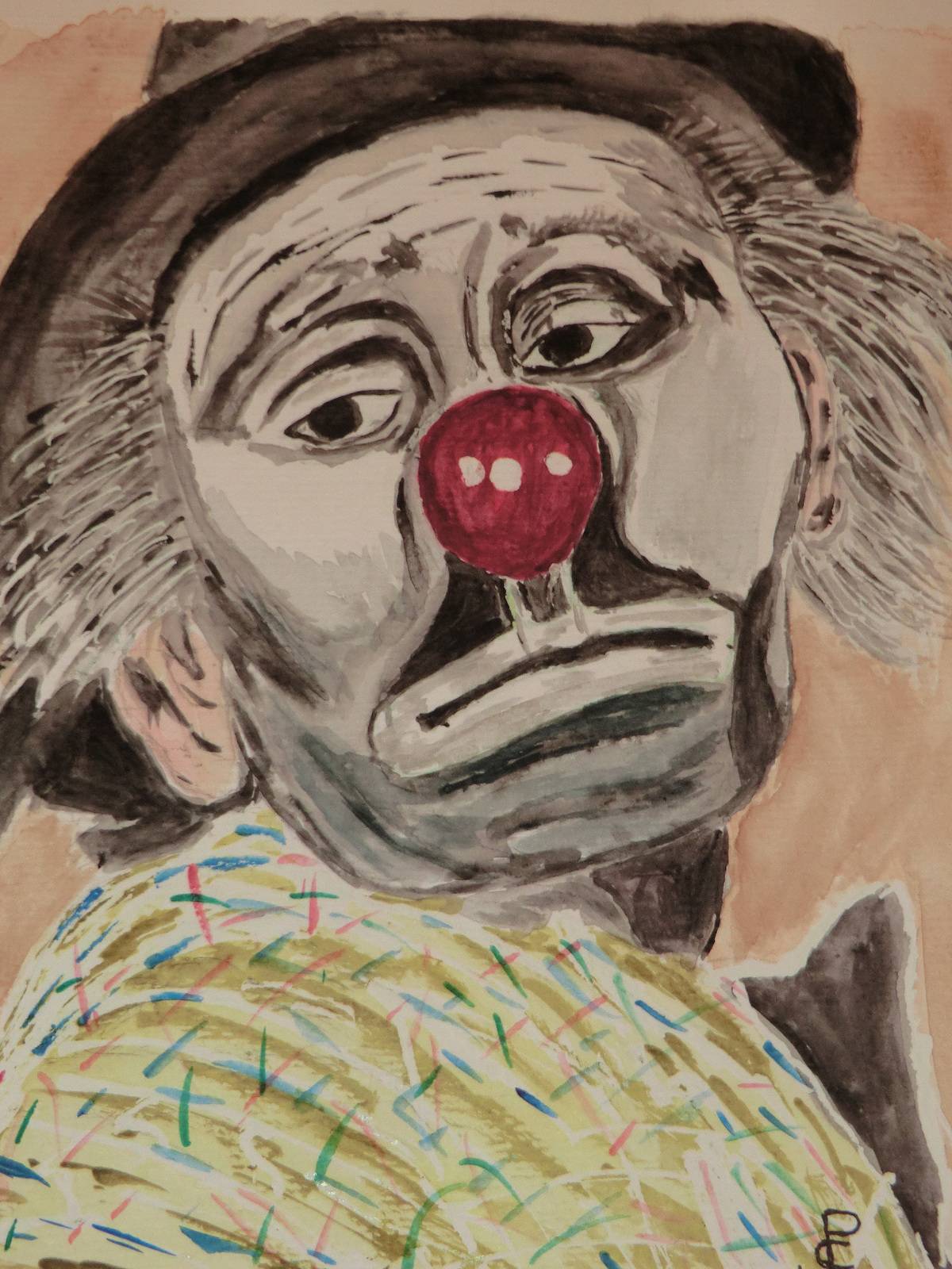 Clown triste. Peju. Jean Claude Jean. Claude Peju