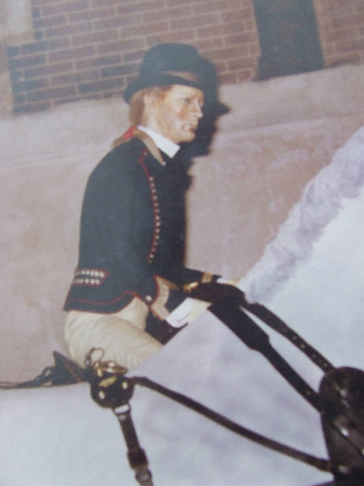 Postillon à cheval. Jean Claude Vildé