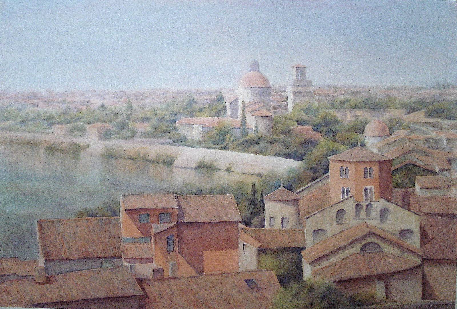 L'Adige à Vérone. Alain Masset Alain Masset