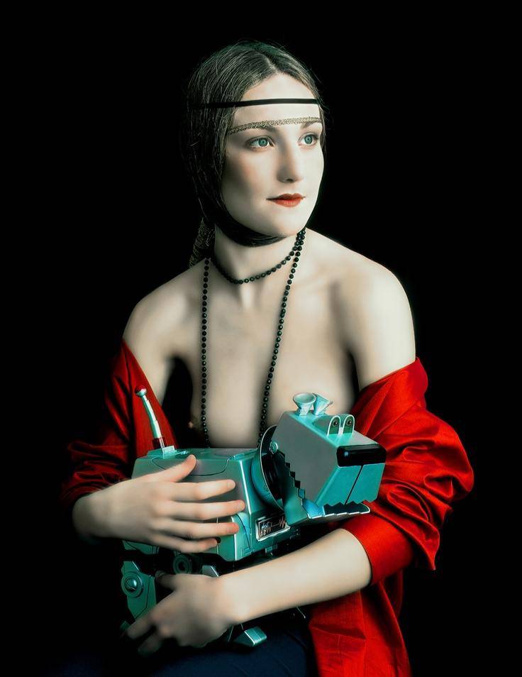 La jeune fille a l hermine. 