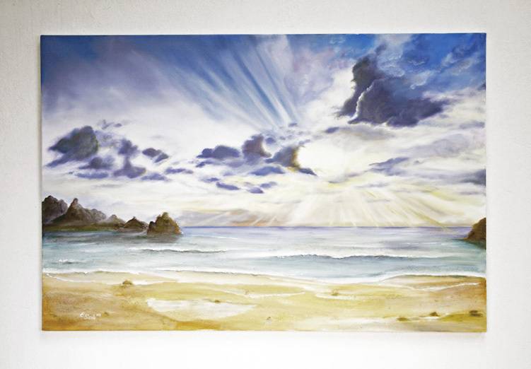 Sonne, Wolken, Meer. Eddy