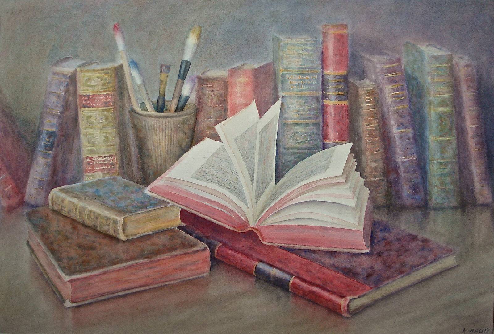 A livre ouvert. Alain Masset Alain Masset