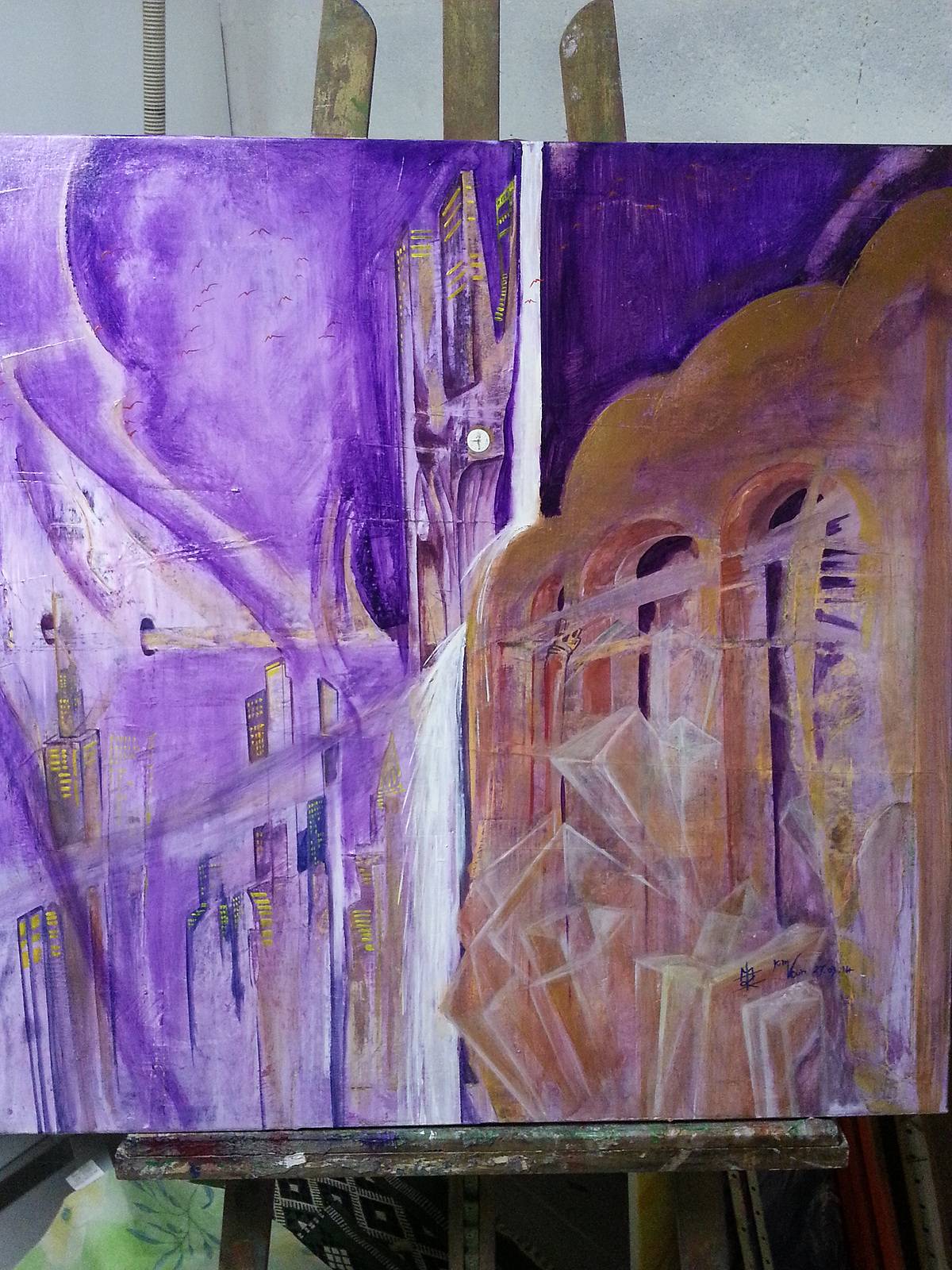 La cascade du temps. 