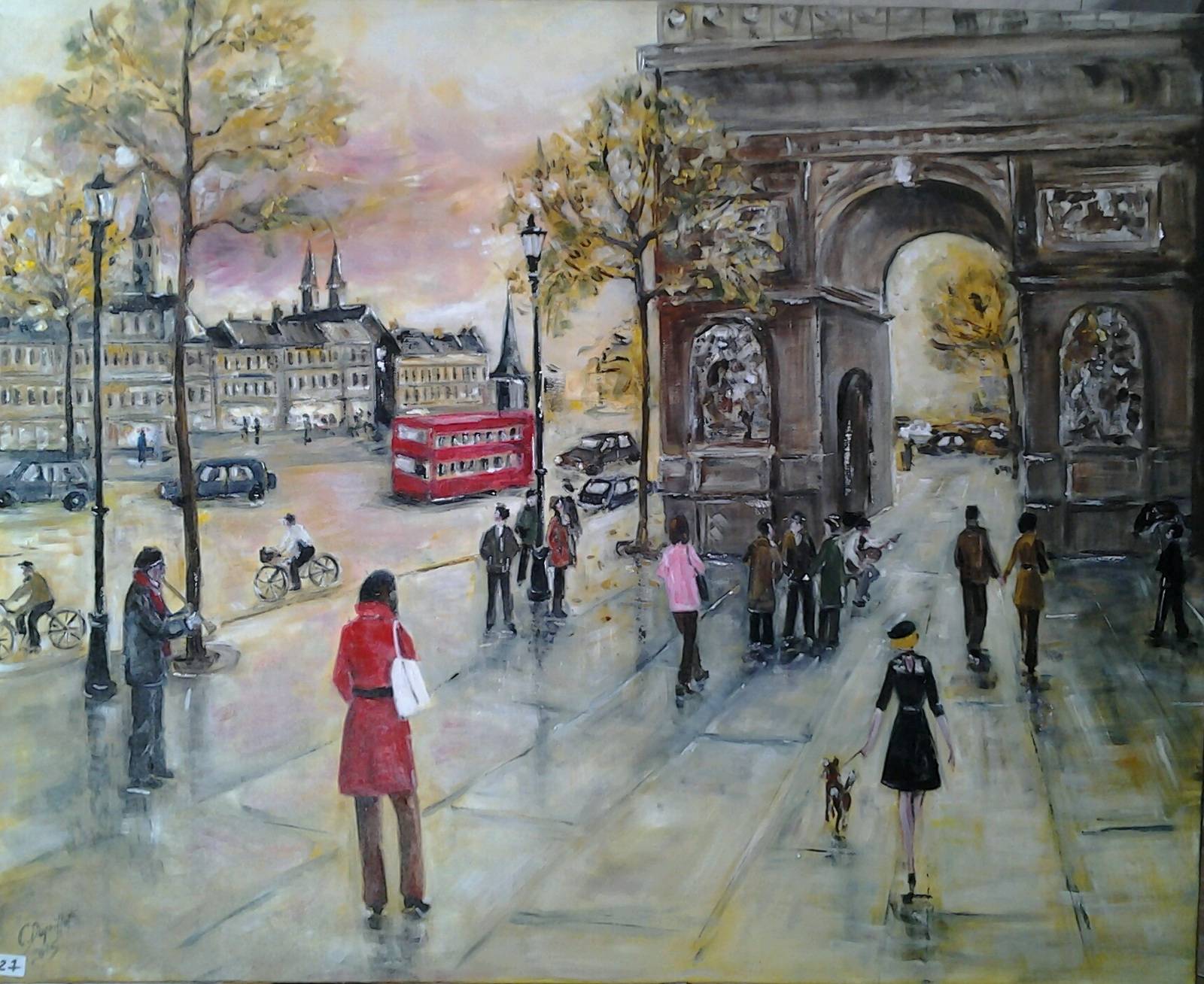 L'Arc de Triomphe. 