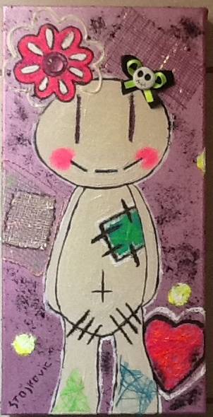 Rikiki le petit doudou qui vous sourit. Radmila Stojkovic Radmila Sally Stojkovic Burton