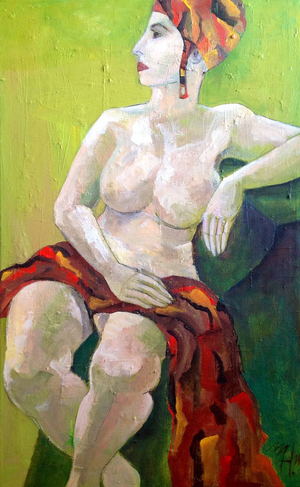 Die Schwimmerin - Akt. 