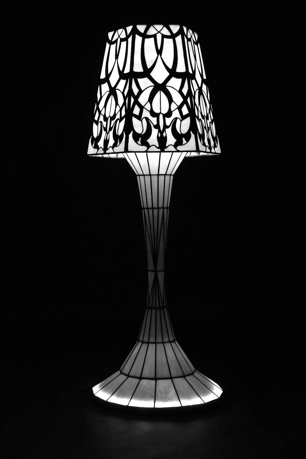 Stained glass Lamp, glass object, Tiffany lamp. Dominik Pirháč