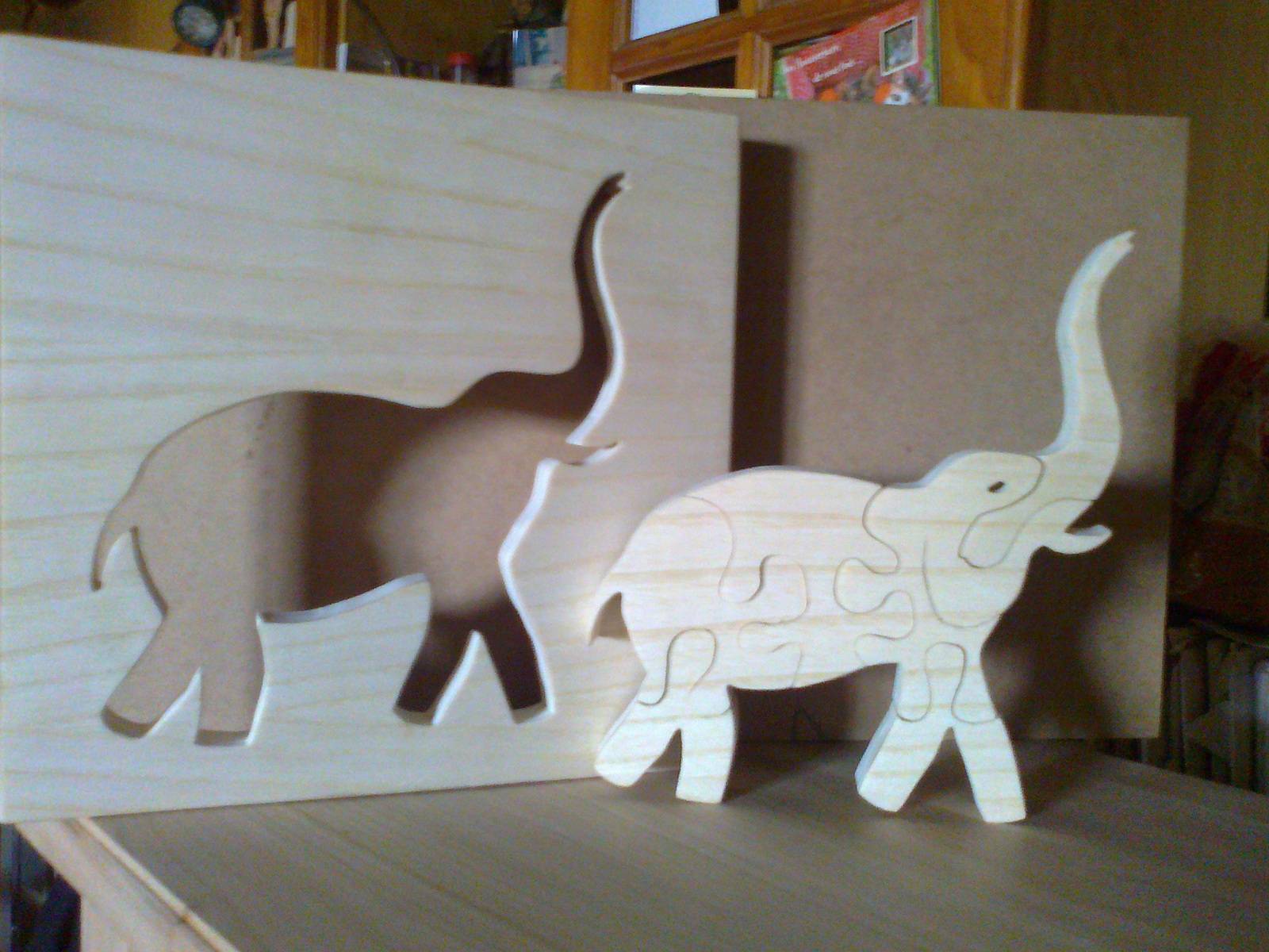 Puzzle Eléphant. 