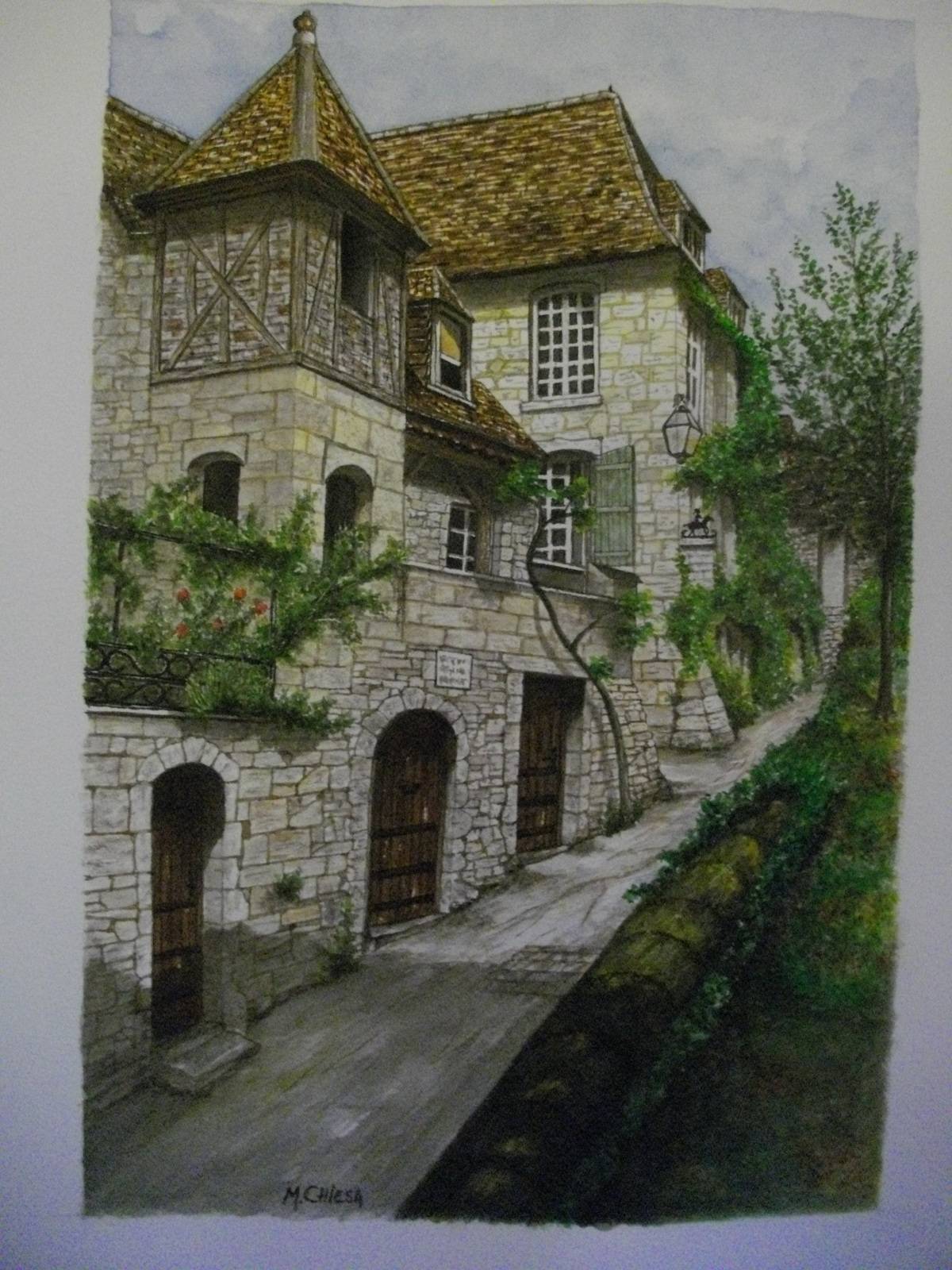 Maisons en pierre. Maurice Chiesa Maurice Chiesa