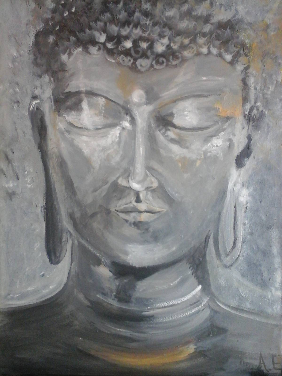 Portrait bouddha. 
