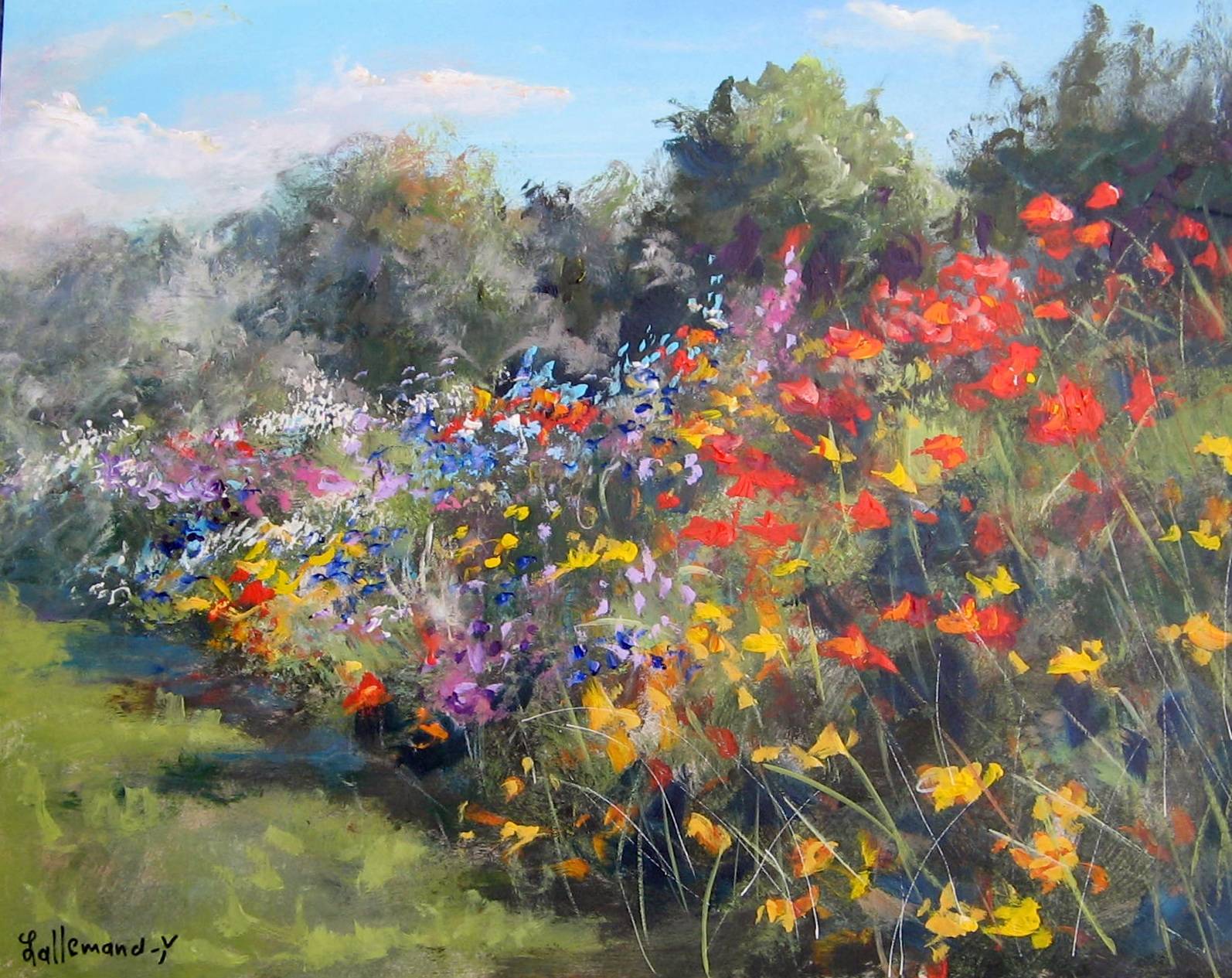 Fleurs de champs. Lallemand Yves Yves Lallemand