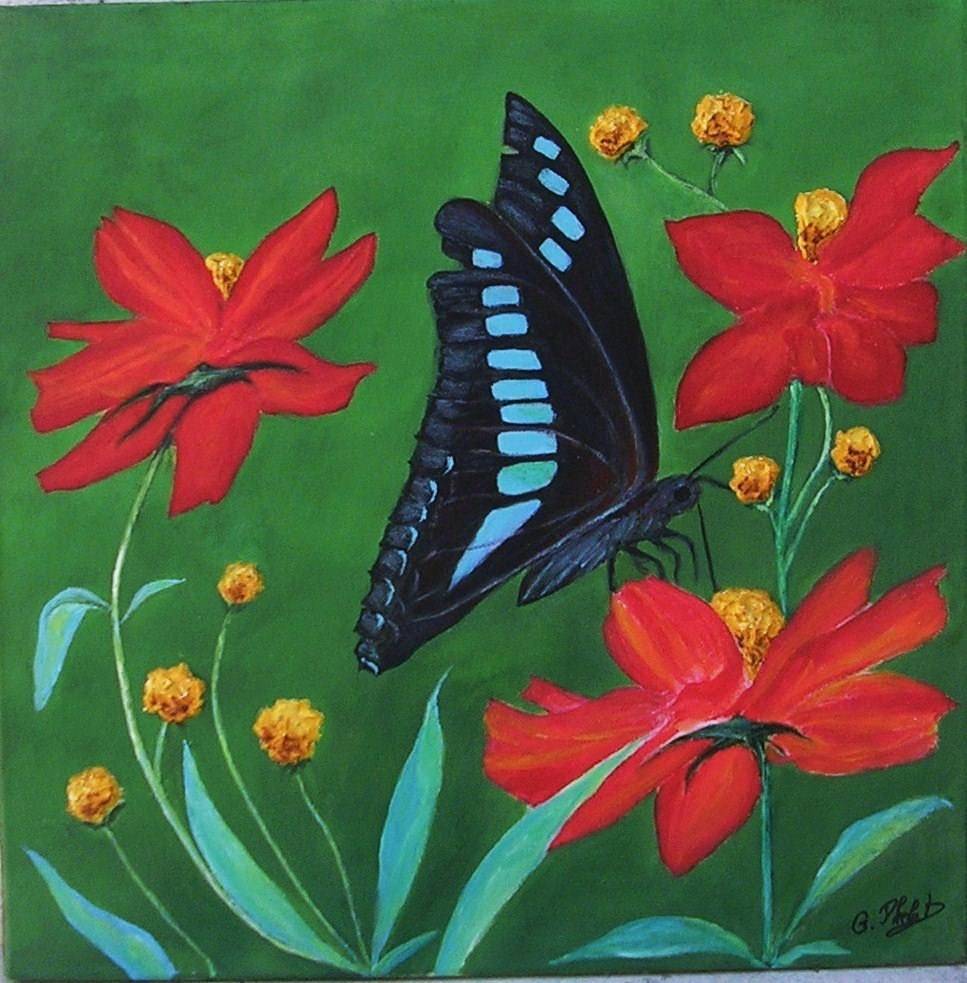 Une petite pose papillon.. Ghislaine Phelut-Sanchez Ghislaine Phelut