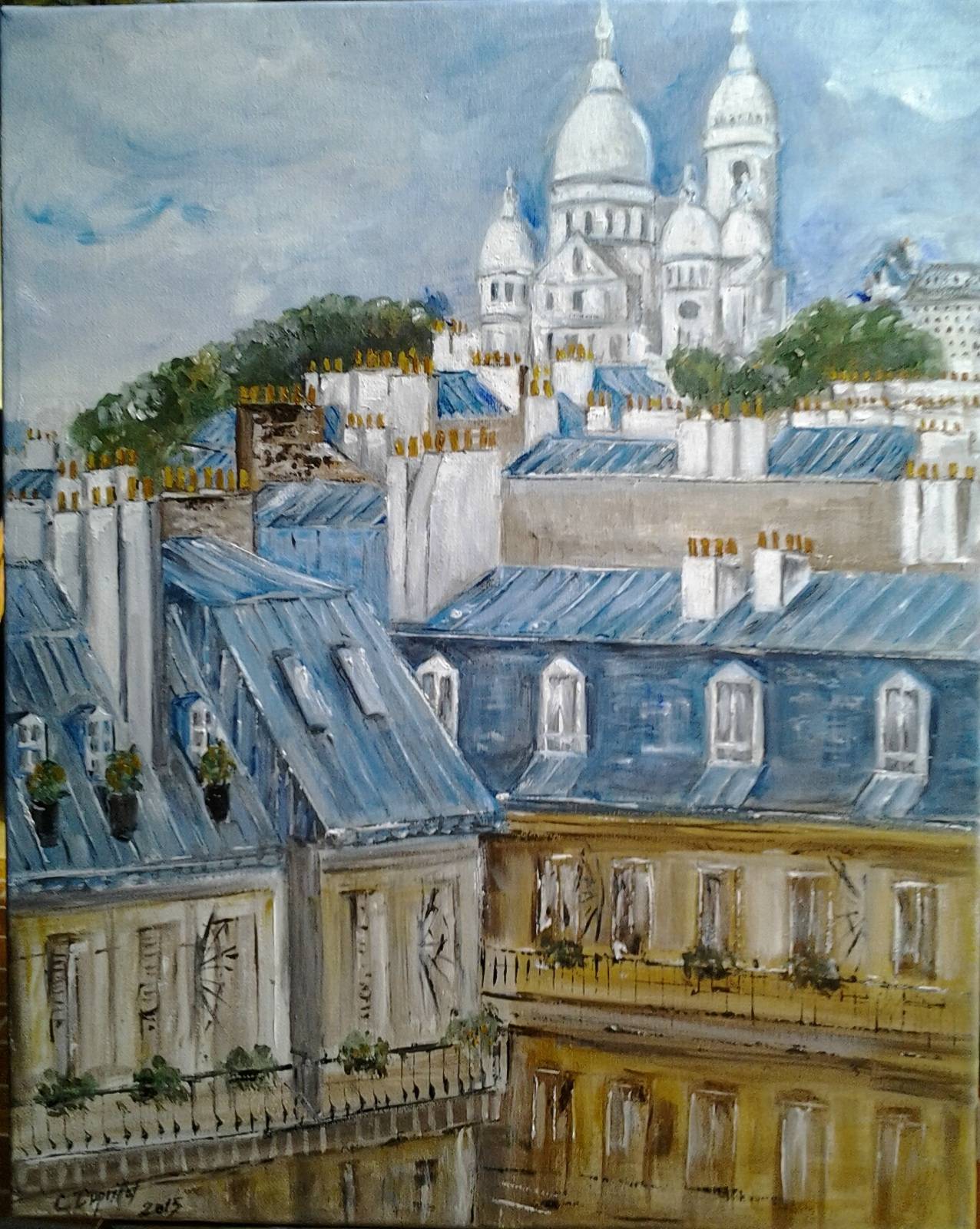 Les toits de paris. 