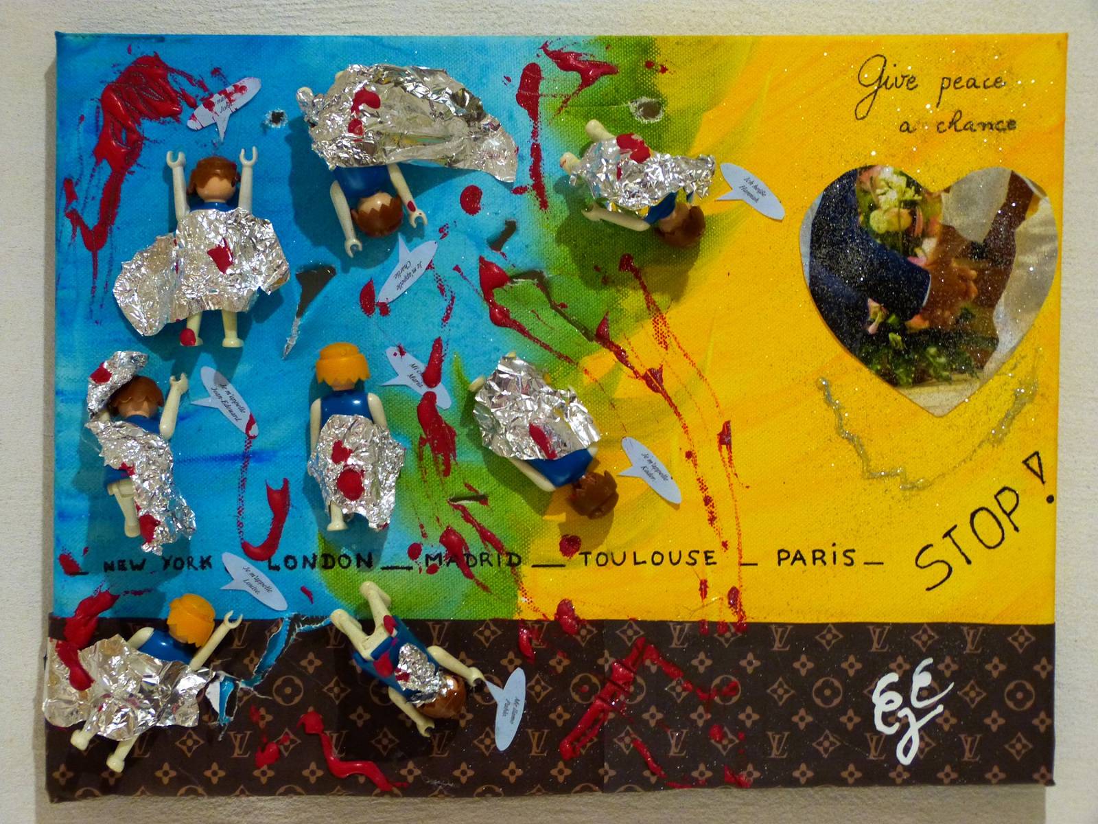 Give peace a chance. Play-Art Christine Childs