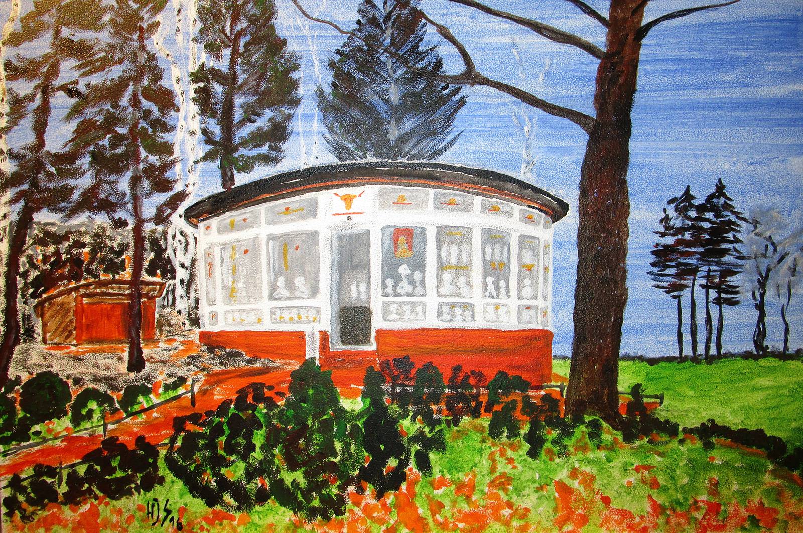 Pavillon Bücherstube Baabe. 