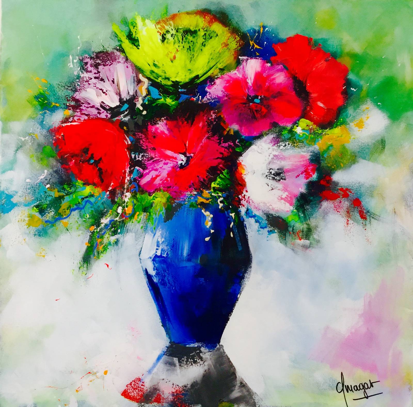 Le bouquet de Claire le plaisir d'offrir des fleurs. 